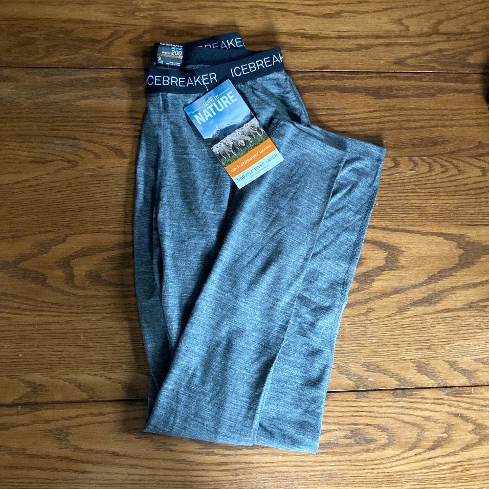 Icebreaker 100% Merino Bodyfit Thermal 200 Oasis Leggings - Women's S - NWT
